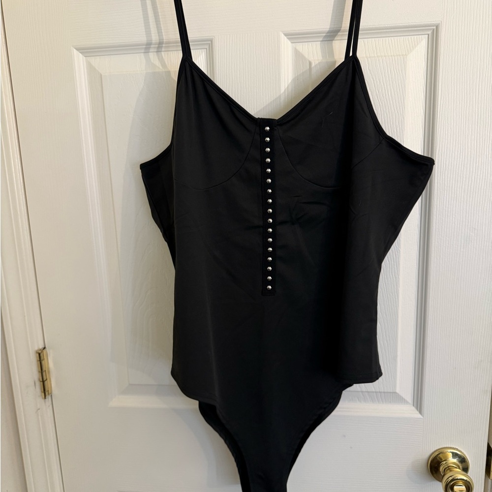 SHEIN Black Curve Bodysuit 3XL